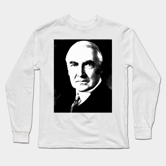 President Warren G. Harding Long Sleeve T-Shirt by truthtopower